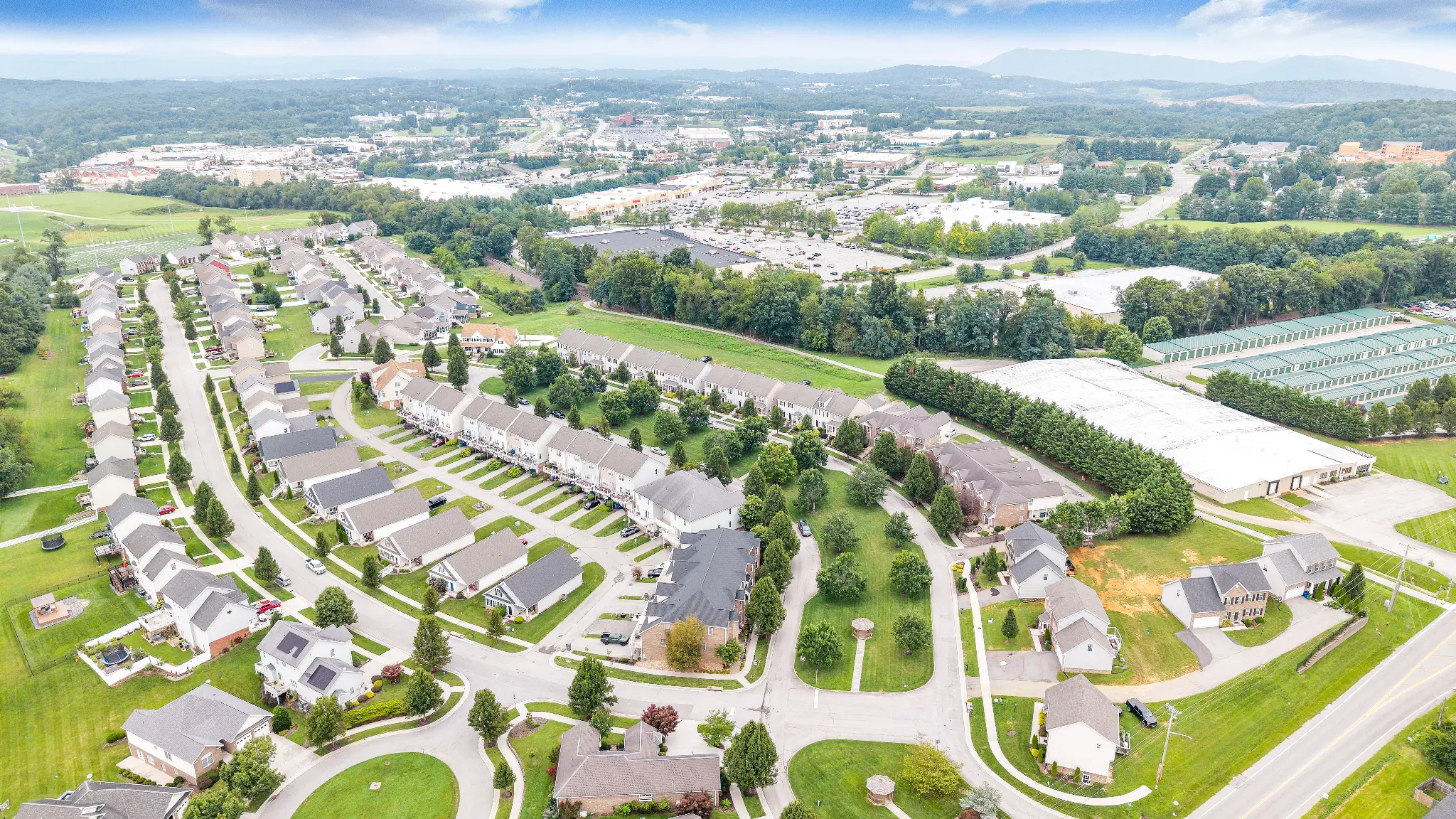 Aerial View - Neighborhood